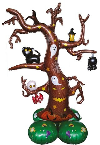 P'tit Clown re22932, Ballon alu Arbre Halloween 123cm