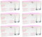 Tradineur - Pack de 6 Cajas de 6 Vasos Modelo Lune - Capacidad: 225 ml - Fabricado en Vidrio Resistente - Apto para lavavajillas - Tamaño Aprox: Ø 6,5 x 9 cm - 36 Uds Totales