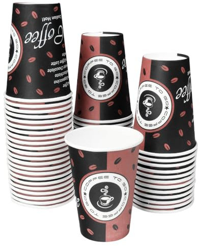 1000 Stück Pappbecher 180ml Made in Germany Premium Kaffebecher Einweg Coffe to go