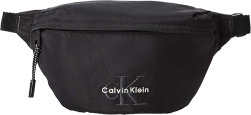 Calvin Klein Herren Bauchtasche Bold mit Logo, Schwarz (Black), Einheitsgröße