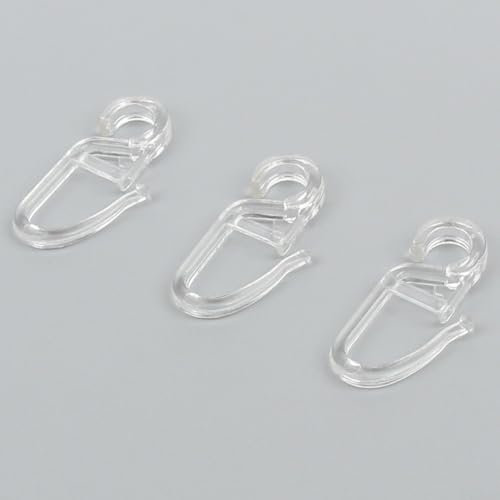 Set di ganci per tende, include 100 pezzi con occhielli standard da 10 mm