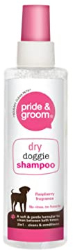 Pride & Groom Dry Doggie Shampoo Spray Raspberry 200ml