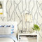 KeTian moderne simple 3d simili Cerf papier peint intissé pour salon Chambre TV Fond Diamond Lattice Pattern Mur Rouleau de papier, Cream Gray, 0.53m (1.73' W) x 10m(32.8'L)=5.3m2 (57 sq.ft)