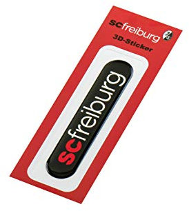 Unbekannt 3D - Aufkleber SC Freiburg kompatibel, Aufkleber, Sticker, Autoaufkleber, Gesichtaufkleber etiqueta engomada, autocollant