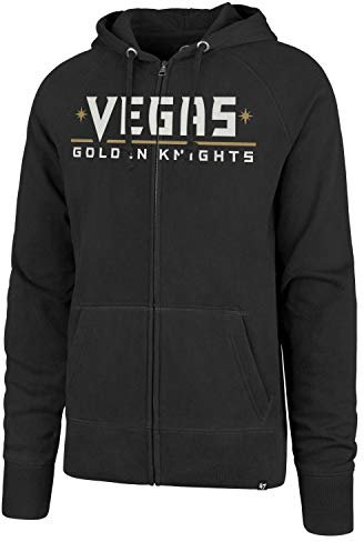 NHL '47 Hoody Las Vegas Golden Knights Ovation Headline Jacke Zip Eishockey Hooded Sweater Pullover (S)