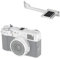 JJC - Empuñadura de Metal con Pulgar hacia Arriba para Fujifilm Fuji X100VI X100V X100T X100F XE4 XE3 - Plata