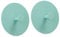 trand Wandhaken 2er-Set selbstklebend Handtuchhaken Garderobenhaken in skandinavischem Design, ohne Bohren - blue
