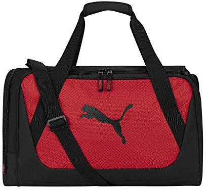 PUMA Unisex-Erwachsene Evercat Form Factor Duffel Bag Trainingstasche, schwarz/red, Einheitsgröße
