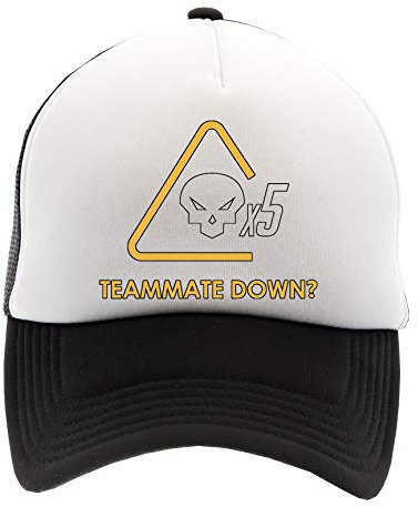 Hopestly Teammate Down Skull x5 Kappe Baseball Unisex Herren Damen Erwachsene Einstellbar Cap Unisex Men's Women's