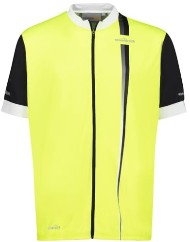 Alexander Herren Fahrrad Trikot Shirt | Funktions Radtrikot Kurzarm mit Rückentasche | atmungsaktiv schnelltrocknend elastisch | Übergrößen XXXL 4XL 5XL 6XL 7XL 8XL