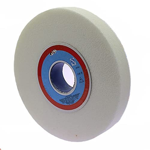 GOONSDS Banc De Meulage Banc De Meule Et Roue Abrasive De Piédestal, 1 Sac, OD: 150Mm, Diamètre De Trou: 12.7Mm, Épais: 16Mm,120 Grit