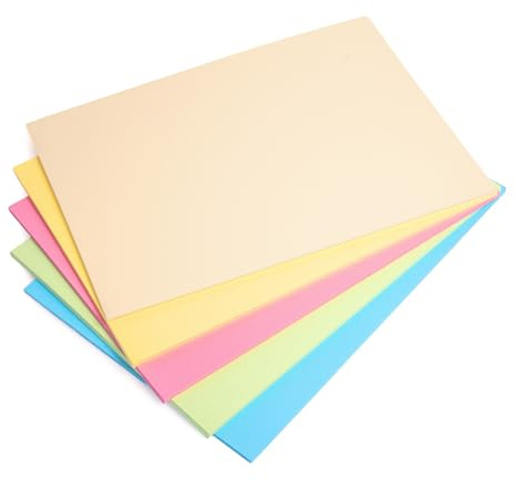 Hawksbill Card + Craft A4 225 g/m² pastellfarbiger Karton (100 Blatt) sortiert für Kinder Kunst- und Bastelaktivitäten