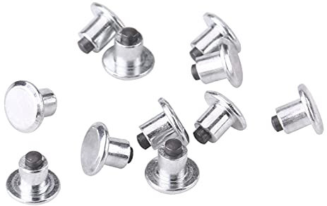 Fahrradreifenbolzen, 100 Stück 6,5 mm / 0,26 Anti-Rutsch-Schneeschraubenbolzen, Reifen Schneeketten Reifenspikes Trim für Auto LKW Fahrradstiefel Motorrad ATV/SUV Autozubehör