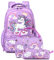 Kimwadalh Mochilas Niña para Primaria Mochilas Infantiles Unicornio Mochila Escolar Mochilas Chica Bolsa Escolar Unicornio Girls Backpack Set Travel Daypack