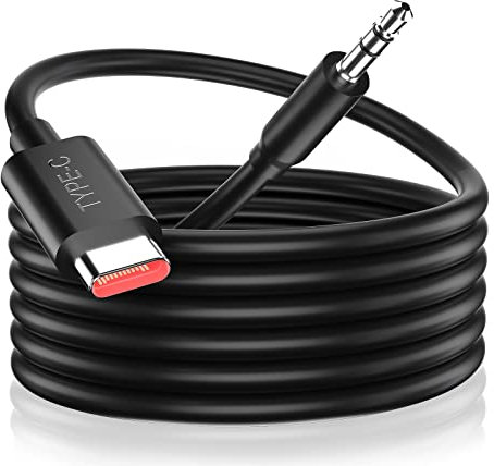 2M USB C Klinke Kabel für iPhone 16 15 Pro Typ C auf 3,5mm Klinke Aux Audio Kabel USB C Klinke Auto Stereo Kabel Typ C Kopfhörer Adapter Klinkenkabel für Galaxy A35 A55 S24 FE Pixel 9 Pro 8 OnePlus 12