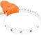 REIDEA Body Measuring Tape (Clip-n-Lock, Eject Release, Retract) 150cm/60in, M2 Upgraded Self-Measuring Tape for Tracking Weight Loss, Tailoring, Handcrafts, Clothes, Orange