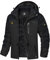 GEMYSE Femme Veste de Ski Imperméble de Montagne Manteau d'hiver Extéieur en Polaire Coupe-Vent avec Capuche (Vin Rouge,L)