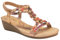 IVACHY Womens sandals bohemian styles beaded crystals sparkling holidays elastic strap stretch platform flats comfortable fashion sandals