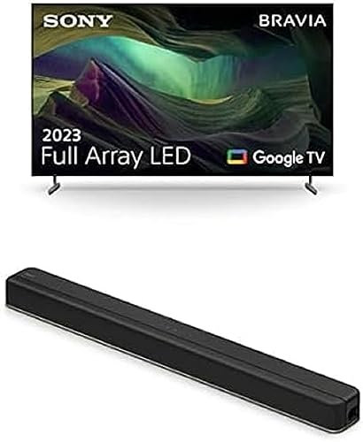 Sony BRAVIA | KD-75X85L | Full Array LED | 4K HDR | Google TV HT-X8500 2.1 Kanal Dolby Atmos Soundbar, Schwarz