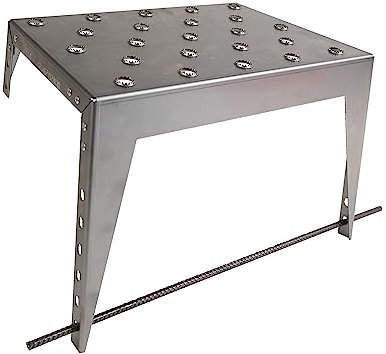 DOLLE Hangstufe Hangtreppe 25 x 36,50 cm Stahl roh