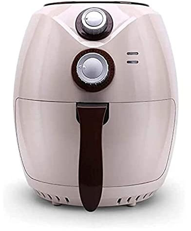 Friteuse à air pour usage domestique 1400W Friteuse à air chaud, 3,5 Qt Friteuses à air chaud électriques Four Cuisinière sans huile, Préchauffage, Bouton C (friteuses à air) (Beige) Comfortable