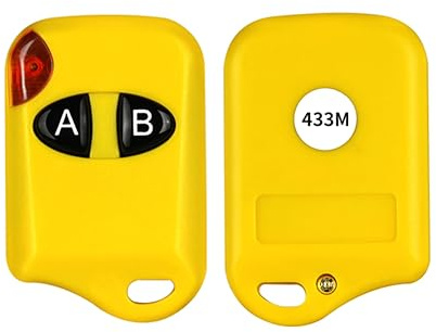 Fiorky Duplicatore di telecomando universale da 315 MHz/433 MHz for porta del garage, apricancello, copia sostitutiva, codice di apprendimento fisso for porta automatica (433 MHz)