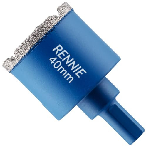 40mm Diamond Hole Saw Drill Bit With Tri Shank For Porcelain Tiles Ceramic Slate Stone Granite Marble Glass. Diamond Core Holesaw/Hole Cutter