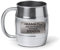mundohuevo® Jarra de cerveza personalizada acero inoxidable 304 | Regalo original para madres | Si mama no puede encontrarlo estamos jodidos | Color plateado aspecto barril | Capacidad 500 ml.