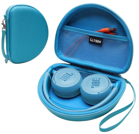 LTGEM Case Compatible with JBL JR 310 / Junior 320BT / JR 300BT Wireless Over-Ear Noise Cancelling Kids Headphones, Blue(Case Only)