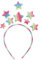 COMNICO Glitzerstern-Stirnband, Liebesstern-Kopfschmuck, fünfzackiger Stern, Haarband, lustige Kopfbedeckung, Braut-Haarreifen, Haarschmuck für Prinzessin, Weihnachten, Urlaub, Festival,