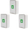 SAROAD 3 x Steckdosen-Luftreiniger, Generator mit negativen Ionen, Ionisator, ohne Filter, reinigt Allergene, Schadstoffe, Gerüche, EU-Stecker