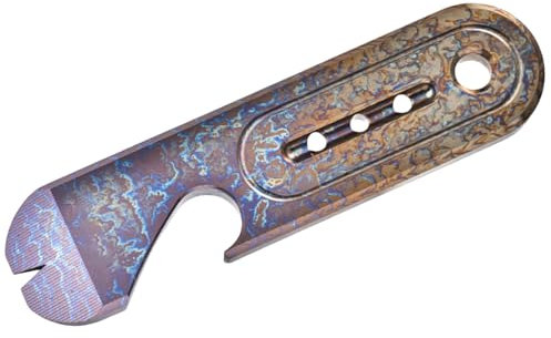 Ouvre-bouteille portable en alliage de métal - Outil de défense de survie en plein air facile à utiliser