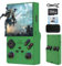 R40S - Console per videogiochi retrò, 30.000 giochi retrò in 1, con sistema Linux open source, scheda TF da 256 GB, schermo IPS da 3,5 e batteria da 3800 mAh (verde)