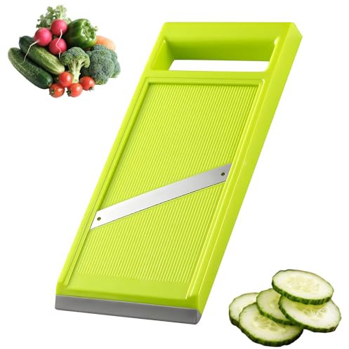 WQNNQW Mandolina Cucina, Mandolino, Mandolini da cucina, Mandolina giapponese, Multifunzione, Inox, Multifunzione Tutti Coppetta, Per Mela, Terra Carote, Cipolla, Cetriolo