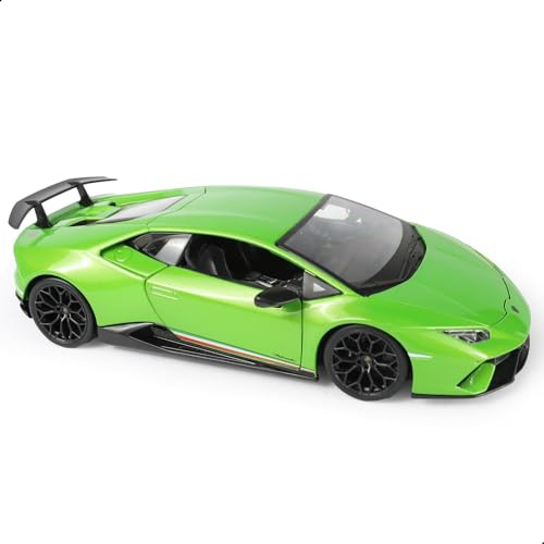 Risopen 1:18 Modellauto, kompatibel mit Lamborghini Huracan Performante Modellauto, Metalllegierung, Druckguss, klassisches Fahrzeug, Vintage-Auto, Sammlermodell, Geschenk für Kinder ab 3 Jahren