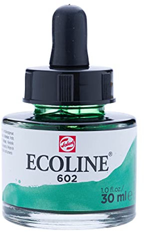 Royal Talens Ecoline Liquid Watercolor 30ml Pipette Jar - Deep Green (11256021)