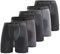 AND1 Sport Boxershorts 5er Pack Unterwäsche Herren Unterhosen Männer Retroshorts Boxer Brief Sportunterwäsche Retro Pants Mit regulärem oder langem Bein (5er,S)