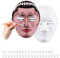Relaxdays 40 x Maske zum Bemalen und Basteln, Karneval, Fasching, Pappmaske Gesicht, Pantomimemaske, HxBxT: 24 x 18,5 x 8 cm, weiß