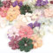 VINFUTUR 50 Stücke Künstliche Blumen Gänseblümchen Blütenköpfe Kunstblumen Blumenköpfe Bunt Seidenblumen für Basteln Scrapbooking Hochzeit Party Home Deko - Zufällige Farbe