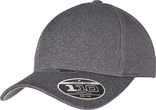 Flexfit Unisex-Adult 110MU-110 Melange Unipanel Baseball Cap, Darkgrey, one Size