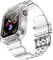 NotoCity Cinturino Compatibile con Apple Watch 8/7 41mm, Apple Watch Serie SE/6/5/4/3/2/1 38mm/40mm Replacement Cinturino TPU,Creativo,Trasparente (Bianca)