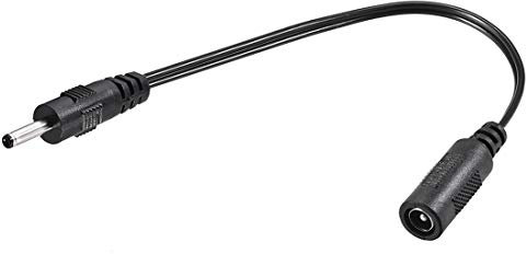 sourcing map Punta Adaptador Conector Convertidor 5.5x2.1mm a 3.0x1.1mm 20cm DC Corriente Conector 2Uds