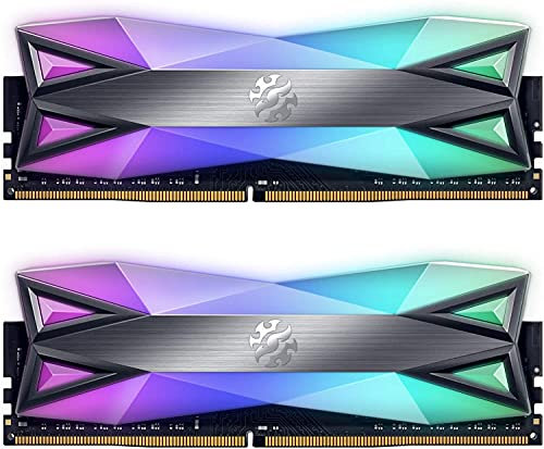 ADATA XPG Spectrix D60G RGB LED 16GB Kit (2 x 8GB), DDR4, 3200MHz (PC4-25600) CL16, XMP 2.0, U-DIMM Memory