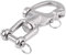 FTVOGUE Grillo Girevole, Grillo Girevole A Moschettone in Acciaio Inossidabile 316 per Drizza Spinnaker Barca A Vela, 3 Misure Opzionali(128mm)