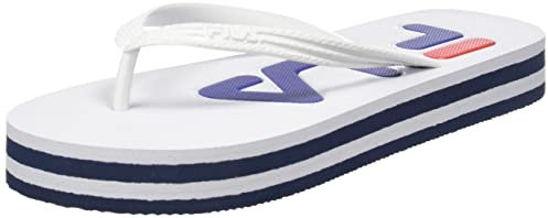 FILA Troy Zeppa Wmn, Chanclas Mujer, Blanco, 39 EU
