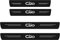 CWWHY Auto Kohlefaser Einstiegsleisten Für Ren-ault Clio 2 3 4 5 Sport RS Line 2021-1998 Tuning Zubehör 4 STÜCKE Auto Scuff Plate Türschwelle Sill Aufkleber