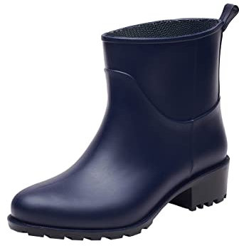 Realpaks Stivali da pioggia corti da donna BG 5/2 - Stivali da pioggia da donna - Stivaletti da donna - Stivali corti di gomma da donna
