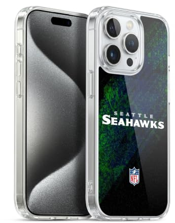 Head Case Designs Offizielle NFL Unschärfe Seattle Seahawks Logo Gelhülle [Militärischer Schutzgrad] Kompatibel Mit Apple iPhone 15 Pro Und Kompatibel Mit MagSafe