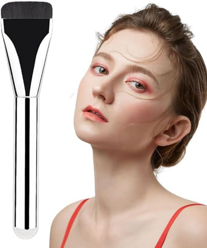 Foundation Makeup Pinsel | Flacher Rouge Concealer Pinsel | Foundation-Pinsel | Flüssiger Puderpinsel | Ultra Dünn Make-up Pinsel für Moukkey