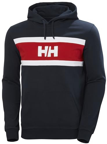 Helly-Hansen Herren Salt Cotton Hoodie, 597 Navy, Medium